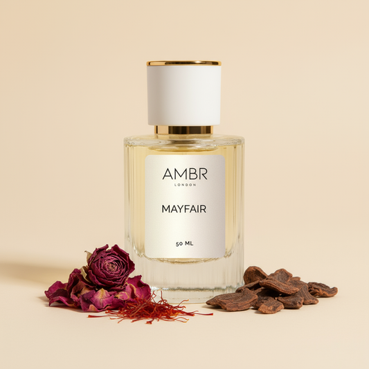 Mayfair is a Delina Exclusif dupe perfume showcasing ingredients
