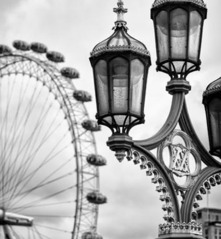 London black and white