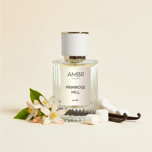 Primrose Hill, Love Don't Be Shy dupe perfume showcasing ingredients