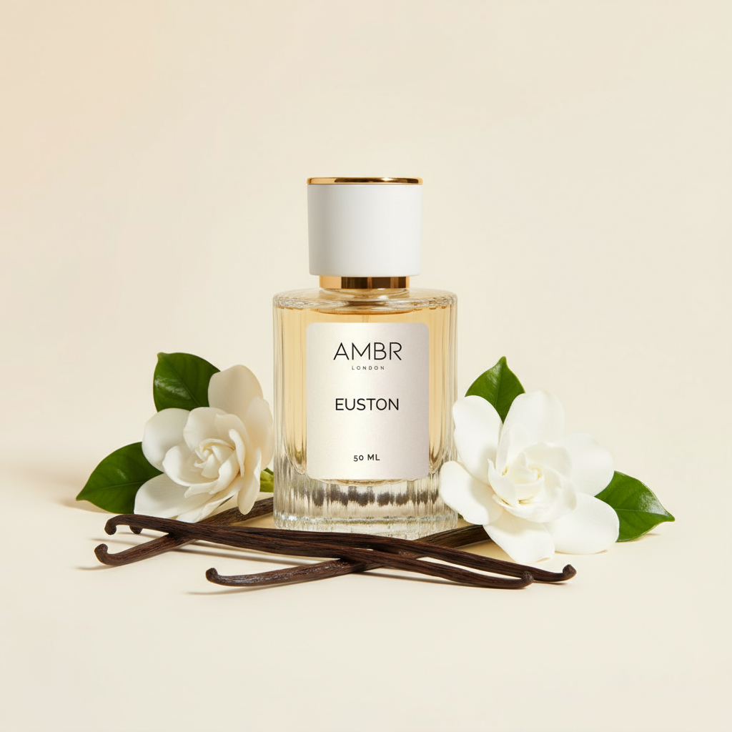 Euston - A dupe perfume of Alien by Thierry Mugler showcasing ingredients